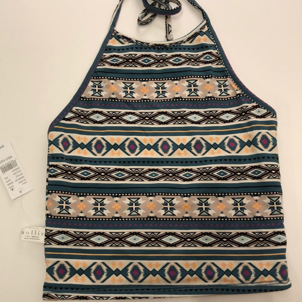 Multicolored Halter Top (reversible)